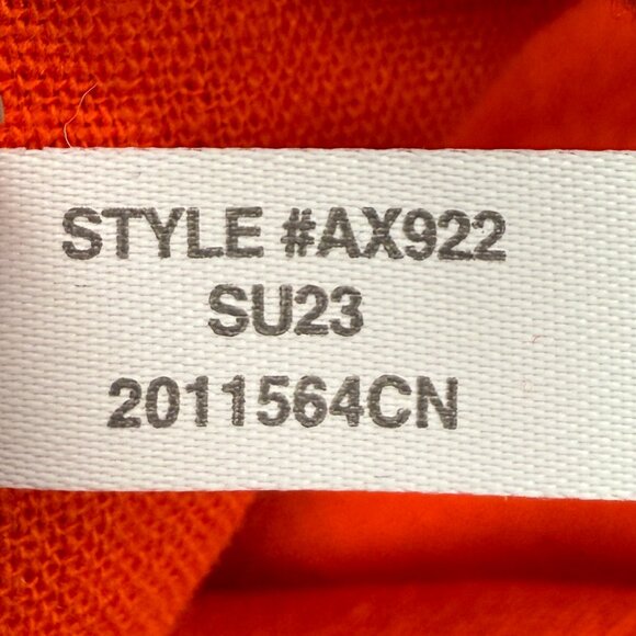 EUC Women's J. CREW Orange‎ Linen Drawstring 3" Shorts | Size XL - Picture 7 of 7